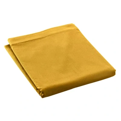 Image of douceur d&#039;intérieur, Percale Curry Cotton Flat Sheet (240cm x 300cm)