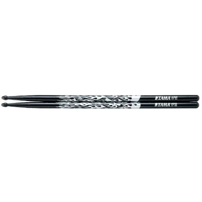 Image of TAMA Silver Rhythmic Fire O5B F BS Drumstick Pair Length 406 mm Diameter 15 Black