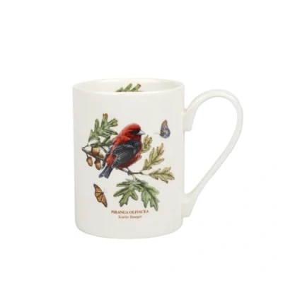 Image of Portmeirion Garden Birds Mug Scarlet Tanager