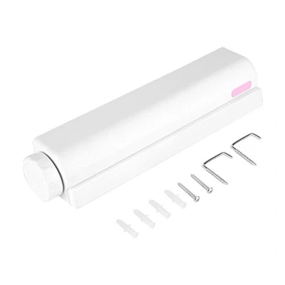 Image of 4 Line Retractable Clothesline, Wall Mounted Laundry Washing Drying Rack Indoor Outdoor Clothes Dryer(3.2m)