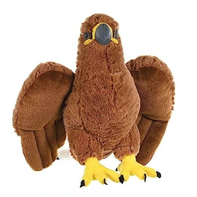 Image of Wild Republic Golden Eagle, Cuddlekins, Stuffed Animal, 12 Inches, Gift for Kids, Plush Toy, Fill is Spun Recycled Water Bottles