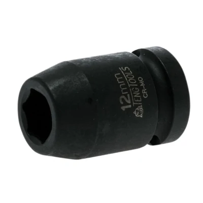 Image of Teng Impact Socket Hexagon 6 Point 1/2in Drive 12mm TEN920512N