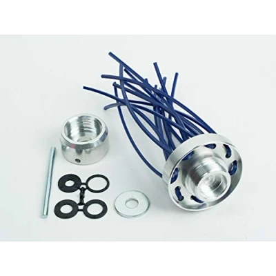 Image of Ratioparts 6 707 Weed Brush OCTO 200 mm 25.4 Diameter Bore 8 Thread Wild Herb Cleaning Blue