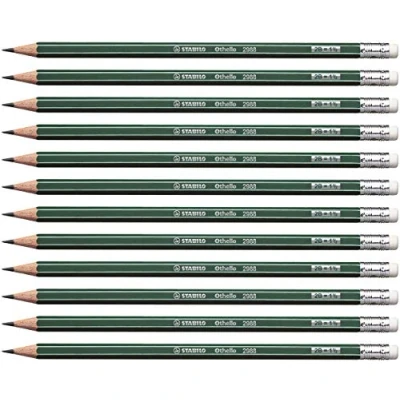 Image of Graphite Pencil STABILO Othello E/T Box of 12 2B