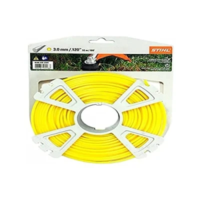 Image of Stihl 00009302344 Round Diameter 3.0 mm x 53.0 m Yellow Mowing Line