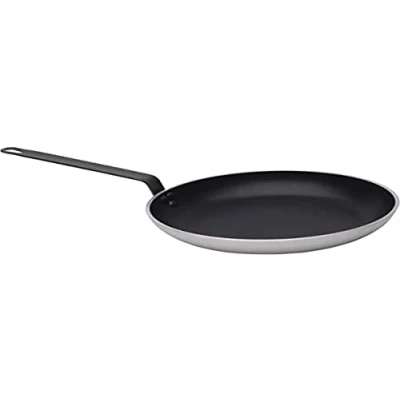 Image of MasterClass KitchenCraft Professional Non Stick Frying Pan, Heavy Duty, Aluminium, 32 cm (12.6&quot;) , Black and Silver