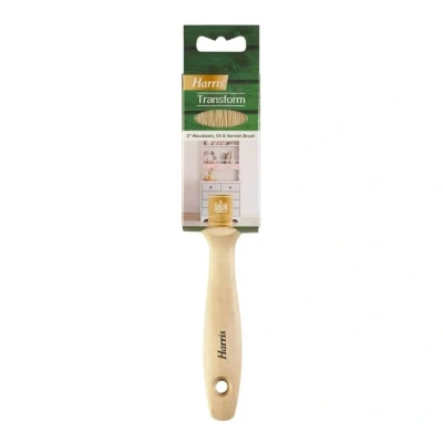 Image of Harris 10620 2 Inch Transform Wood Stain and Varnish Brush Green