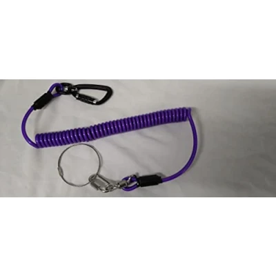Image of BBI Big Tethered Tools Safety Lanyard Coil Spring Wire Tool Restraint Tether Fall Protection