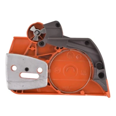 Image of Cancanle Chain Sprocket Clutch Cover for Husqvarna 340 345 346 XP 350 351 353 357 359 Chainsaw Brake Side 537107801