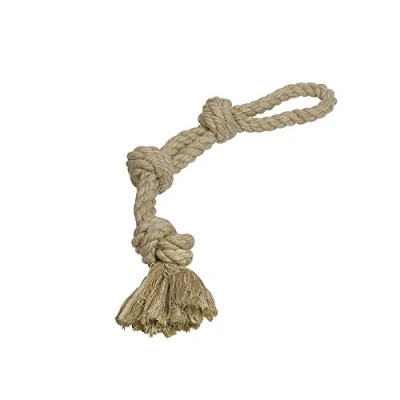 Image of Nobby Rope Toy Double Sisal Cotton Mix Natural 60 cm 600 g 3 Knots Pack of 1