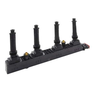 Image of 6235037, 90424480, 9198834 Ignition coil HELLA 5DA 358 000 331 6 pin connector 12V incl. spark plug VAUXHALL: Astra Mk5, Zafira Mk2