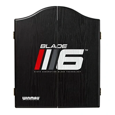 Image of WINMAU Blade 6 Design Deluxe Dartboard Cabinet