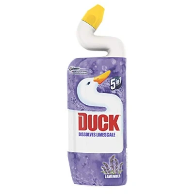Image of Duck Toilet Cleaner Liquid, Lavender, 750ml, Pack of 8