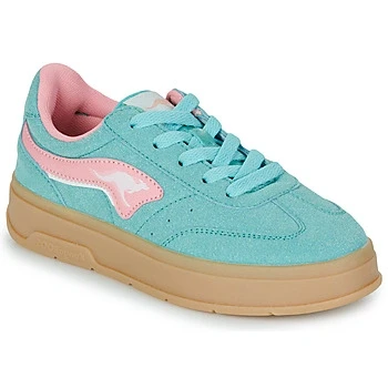 Image of Kangaroos KGK Meenie Trainers for kids, Size: 1.5, Ocean/rose Pu