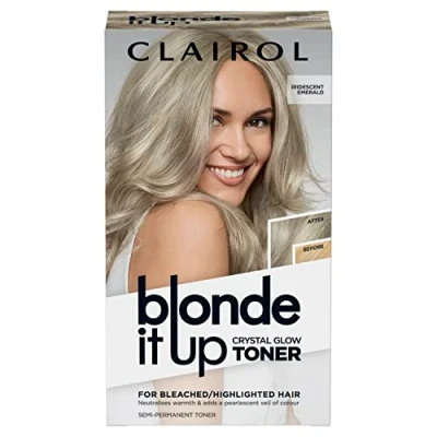 Image of Clairol Blonde It Up Crystal Glow Toner Kit Iridescent Emerald