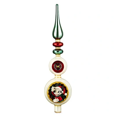 Image of Disney Mickey and Minnie Mouse Holiday Tree Topper