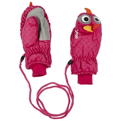 Image of Barts Boys&#039; Nylon Mitts 3D Mittens, Pink (Berry 0026), 3