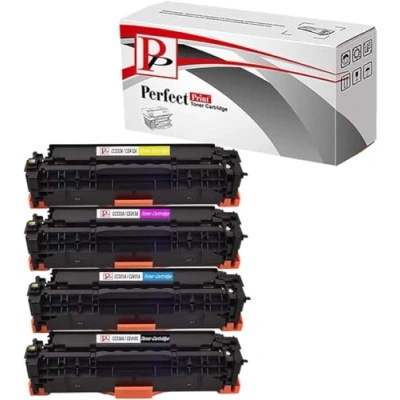 Image of PerfectPrint Compatible Toner Cartridge Replacement for Canon I Sensys LBP 7200 7200CDN 7680Cx 7660Cdn MF 8380CDW 8350CDN 8330CDN 8360CDN 8340CDN 318 / 718 (Black/Cyan/Magenta/Yellow, 4 pack)