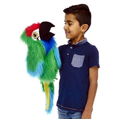 Image of The Puppet Company Large Birds Military Macaw Hand