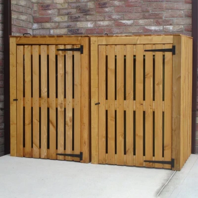 Image of Shire Storage PT = Pressure Treated Double Wheelie Bin Store