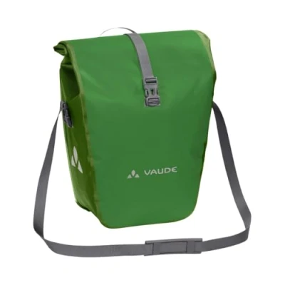 Image of VAUDE Bike Pannier Bag Aqua Back Single 1 x 24 L in Green, Waterproof Rear Pannier, for Bicycles, Easy Attachment Made Germany