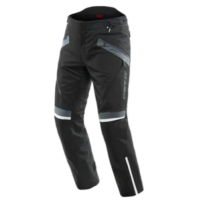 Image of Dainese Tempest 3 D Dry Pants, Men&#039;s Motorcycle Touring Waterproof Membrane, Removable Thermal Interior, Knee Protectors, Black/Black/Ebony, 52