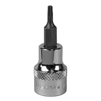 Image of Sealey Premier TRX Star* Socket Bit T10 3/8&quot;Sq Drive
