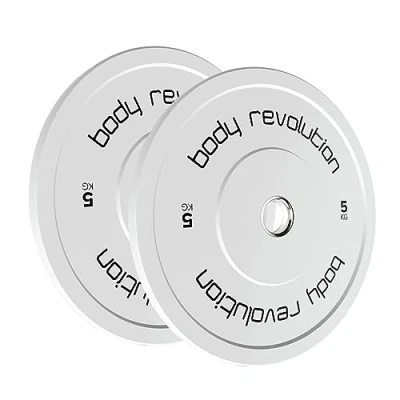 Image of Body Revolution Olympic Bumper Plates (Colour)