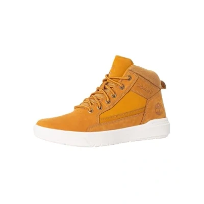 Image of Timberland Men&#039;s Allston Mid Sneaker, Wheat Nubuck, 7.5 UK