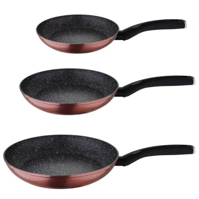 Image of San Ignacio Q3063 Set of 3 Venus Pans, Forged Aluminium, Multicoloured