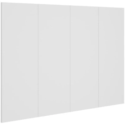 Image of vidaXL Bed Headboard White 120x1.5x80 cm Engineered Wood