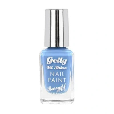 Image of Barry M Gelly Hi Shine Nail Paint, Berry Parfait Blue Glossy Polish