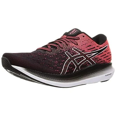 Image of Asics EvoRide 2 Womens Red/Black Trainers Multicolour Size UK 6.5
