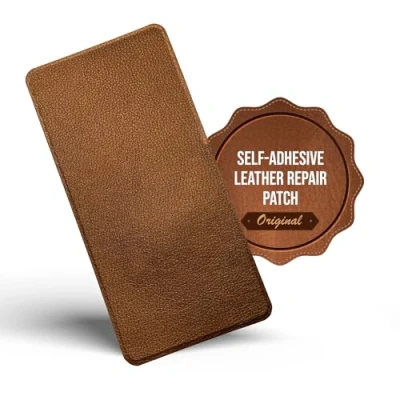 Image of MastaPlasta Self Adhesive Premium Leather Repair Patch Bronze 20cm x 10cm (8in 4in).Instant Upholstery Quality for Sofas, Car Interiors, Bags, Jackets, Vinyl &amp; More
