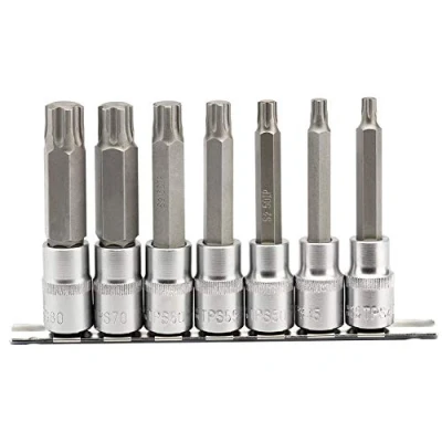 Image of Draper TX STAR� Plus Socket Bit Set, 1/2&quot; Sq. Dr., 100mm (7 Piece)