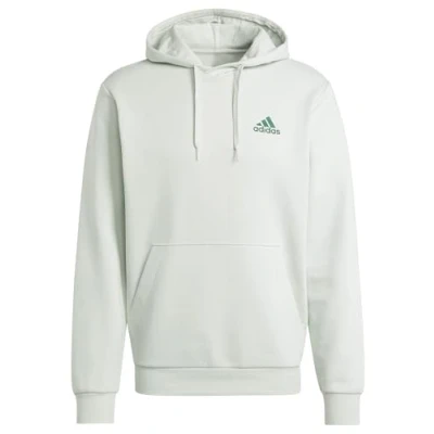 Image of adidas Men&#039;s Essentials Fleece Hoodie, linen green, XL Tall