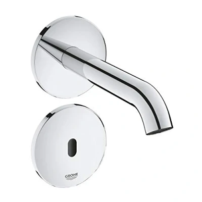 Image of GROHE Essence E Infra Red Electronic Wall Basin Tap without Mixing Device Chrome 36447000