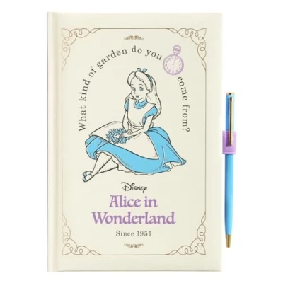 Image of Grupo Erik Disney Alice In Wonderland Premium A5 Notebook With Pen Notebooks Notepads Notepad Blank Plain Sketchbook Gifts