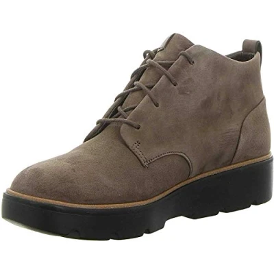 Image of Clarks Un Balsa Mid, Women’s Ankle Boots, Grey (Taupe Suede Taupe Suede), 3.5 UK (36 EU)