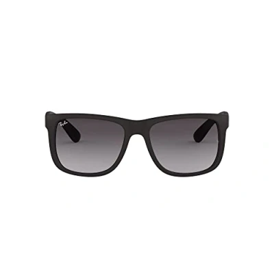 Image of Ray Ban Unisex Justin Sunglasses, Black (601/8g Black), 54 mm UK