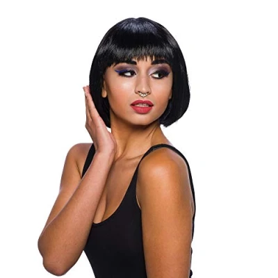 Image of Bristol Novelty BW884 Elegant Bob Wig, Black, One Size