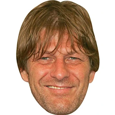 Image of FoxyPrinting Sean Bean Long Hair Movie Celebrity Cardboard Party Face Mask Fancy Dress