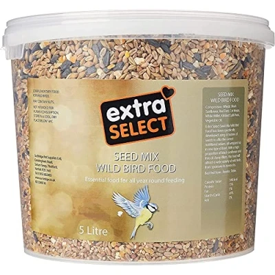 Image of Extra Select Seed Mix Wild Bird Food, 5 Litre