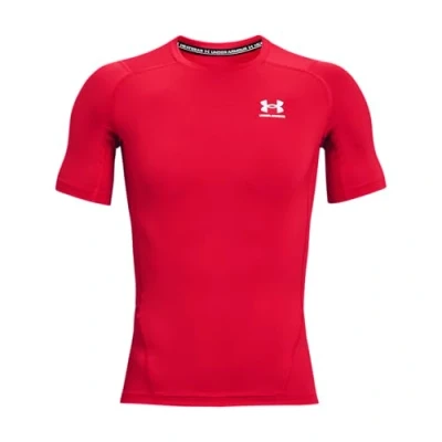 Image of Under Armour Mens UA HG Comp SS, short sleeved sports t shirt for men, comfortable and lightweight gym clothes workouts