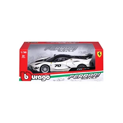 Image of Bburago 18 16012 Ferrari 1:18 Race and Play FXX K Evoluzione, Mixed, Large