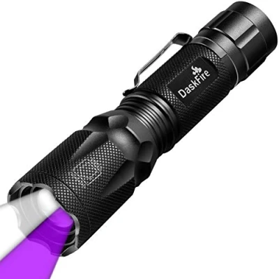 Image of 2 in 1 LED Torch Super Bright 900 Lumen Black Light UV 395nm BlacklightHandheld Flashlight Adjustable Focus 4 Modes Waterproof Pocket for Camping Outdoor