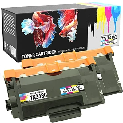 Image of 2 Compatible TN3480 Laser Toner Cartridges for Brother DCP L5500DN L6600DW HL L5000D L5100DN L5100DNT L5200DW L6250DN L6300DW L6300DWT L6400DW L6400DWT MFC L5700DN L5750DW L6800DW L6800DWT L6900DW
