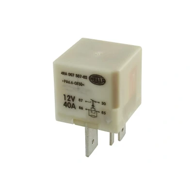 Image of 357911253 Relay, glow plug system HELLA 4RA 007 507 021 VOLKSWAGEN: Golf 4, Transporter 5, SKODA: Octavia 2 Combi, Fabia I Hatchback