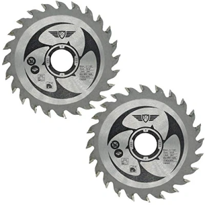 Image of 2 x Topstools CS8524T_2 85mm 24T 15mm Bore TCT Saw Blades Compatible with Worx, Bosch, Makita, Ryobi, Rockwell and Many Others
