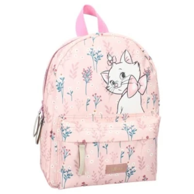 Image of mybagstory Backpack Aristocats Disney Children School Primary Kindergarten Nursery Girls Bag Size 31 cm Adjustable Shoulder Straps, Pink